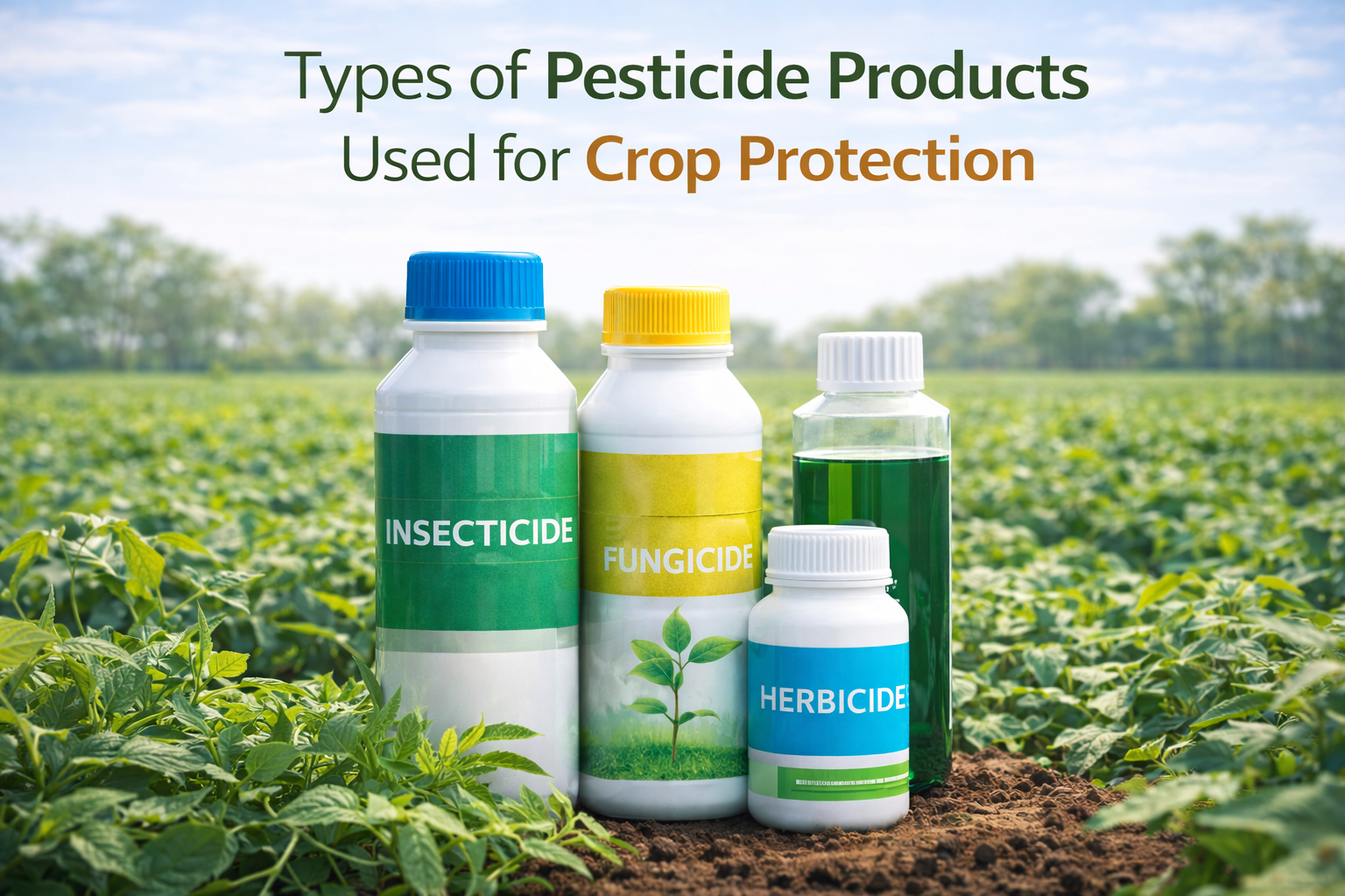 Types of Pesticide Products Used for Crop Protection